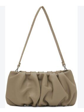 STAUD Bean Bag, Khaki Mink Leather